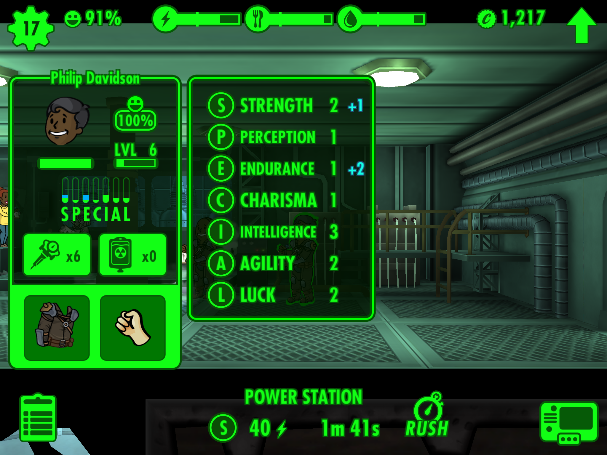 fallout shelter +3 child specials