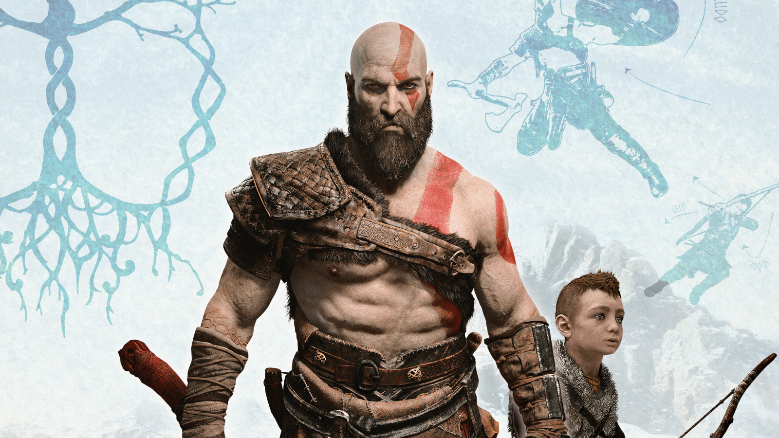 Odin que se cuide infográfico de God of War (2018) Jogazera